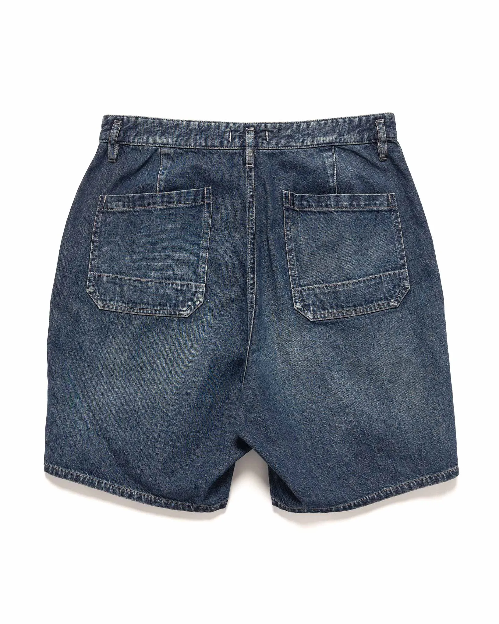 Cotton 10oz Denim RW Indigo Rancher Shorts