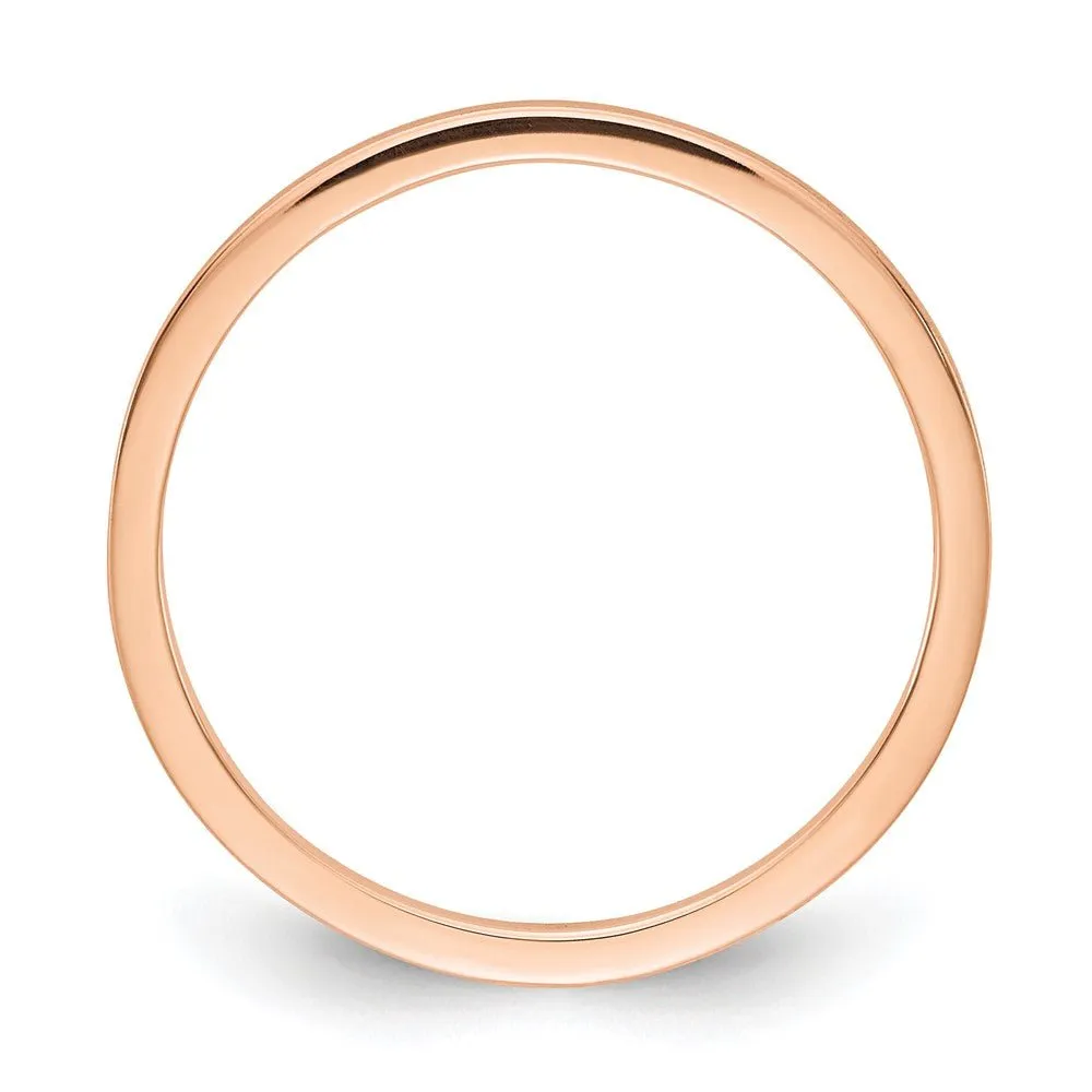 Rose Gold Stackable Satin Band