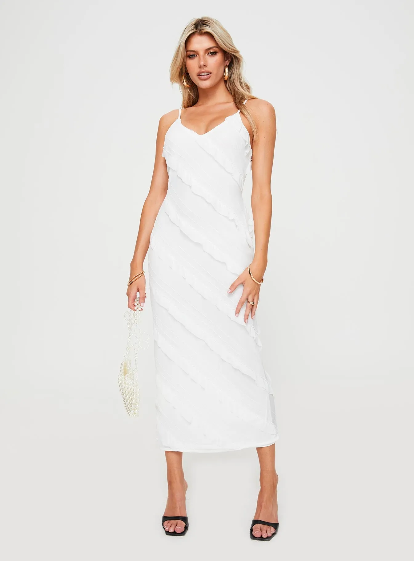 White Lars Maxi Dress