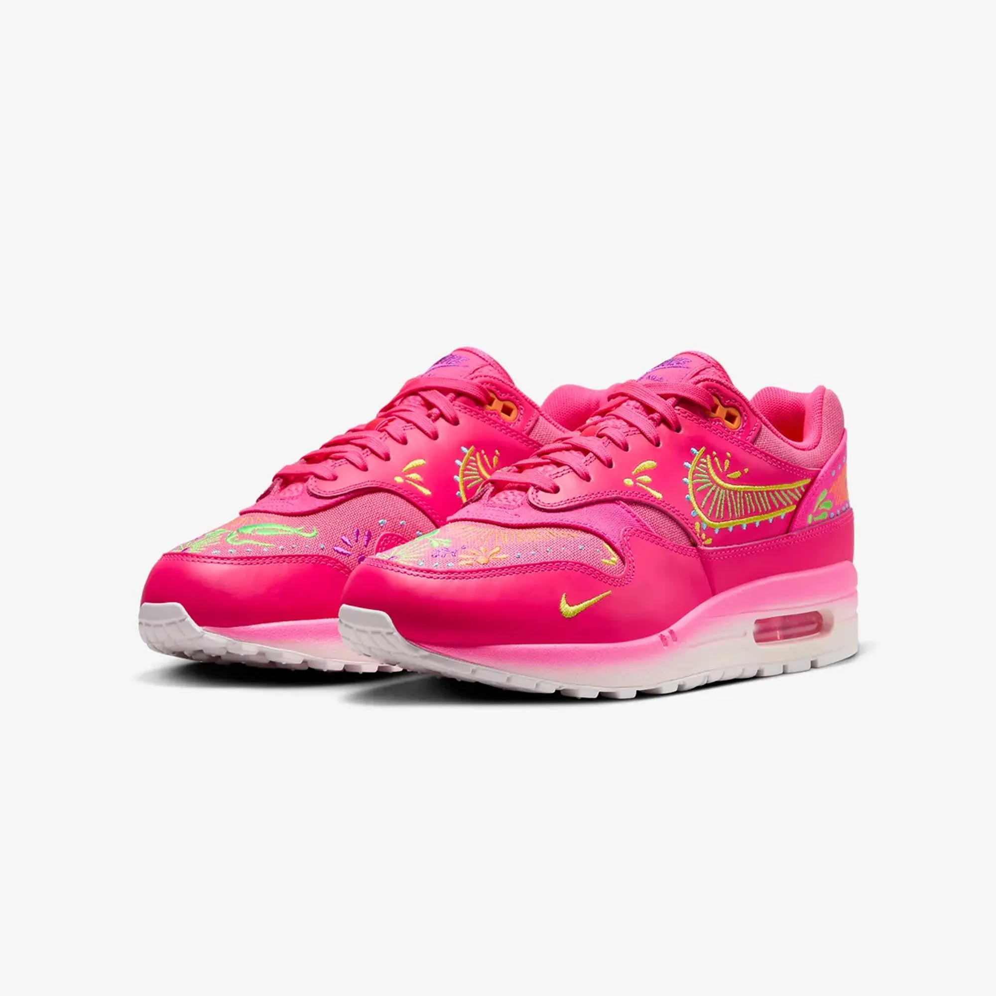 AIR MAX 1 PREMIUM 'HYPER PINK/SAIL-OPTI YELLOW-GREEN STRIKE' Sneakers