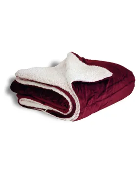 Alpine Fleece Micro Mink Sherpa Blanket