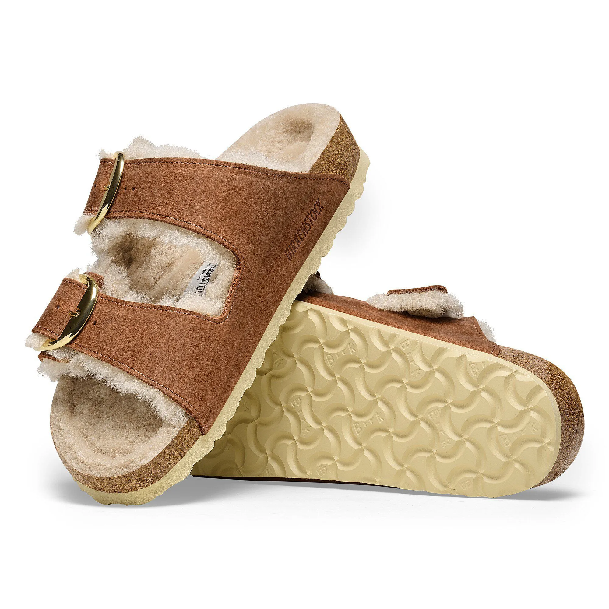 Shearling Leather Sandals