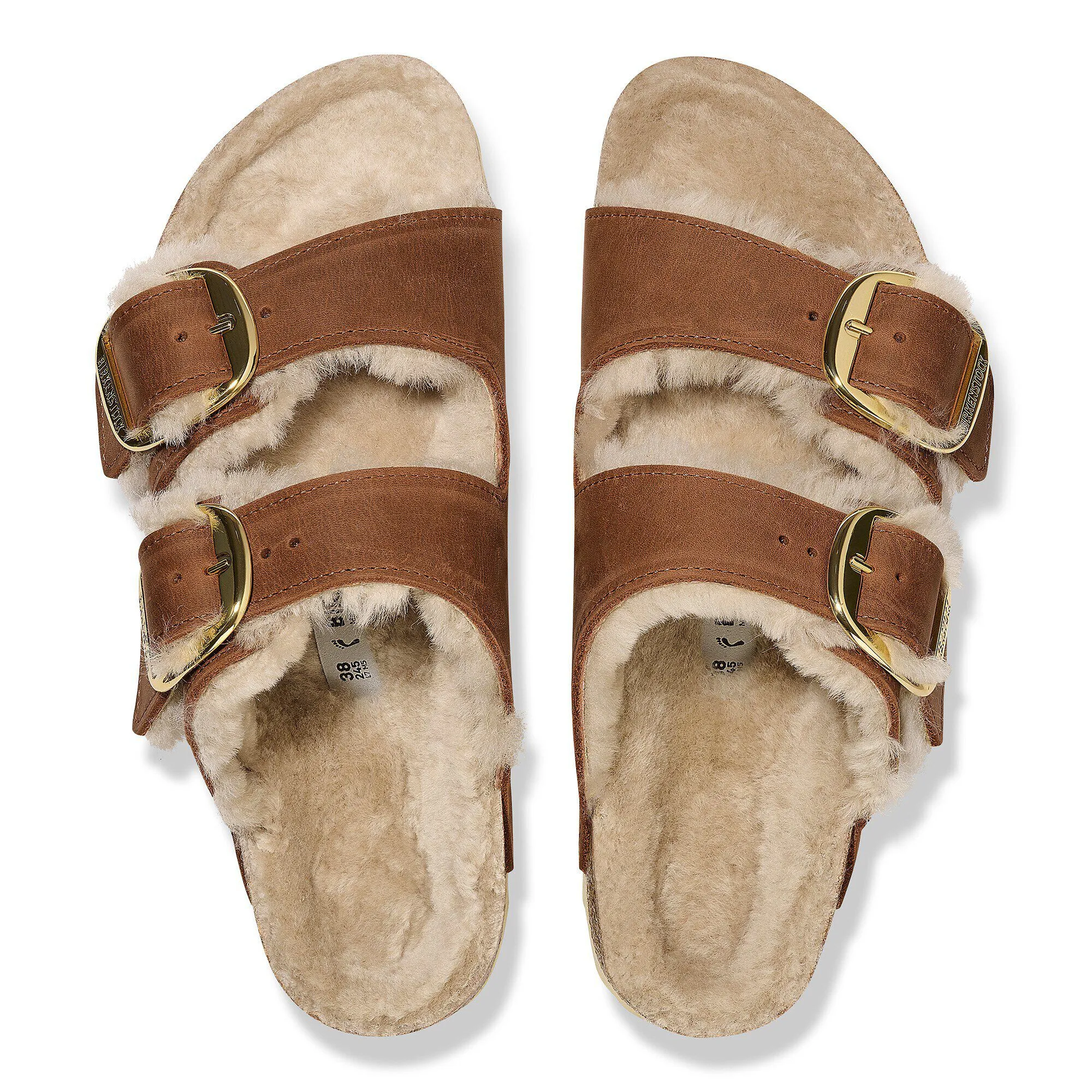 Shearling Leather Sandals