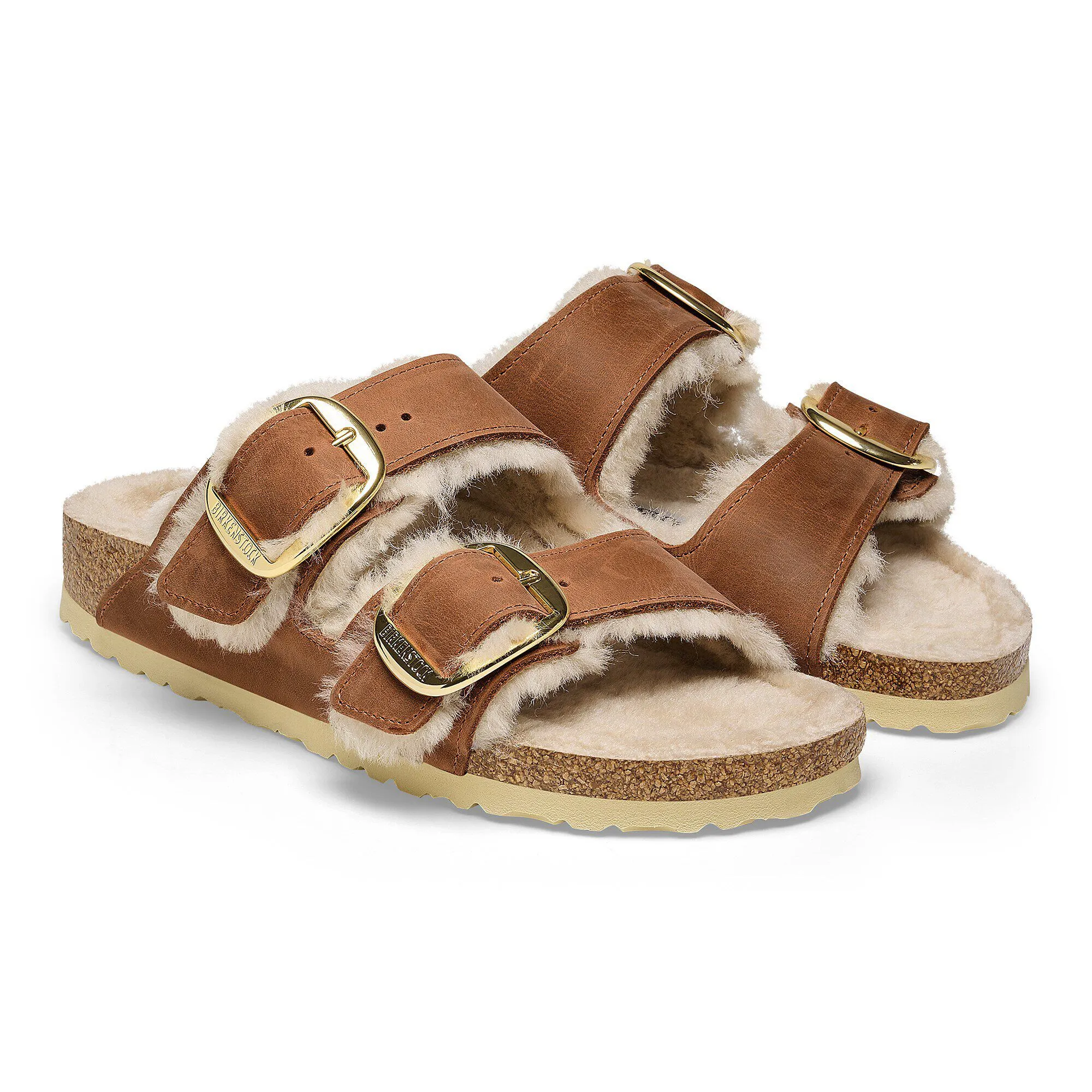 Shearling Leather Sandals