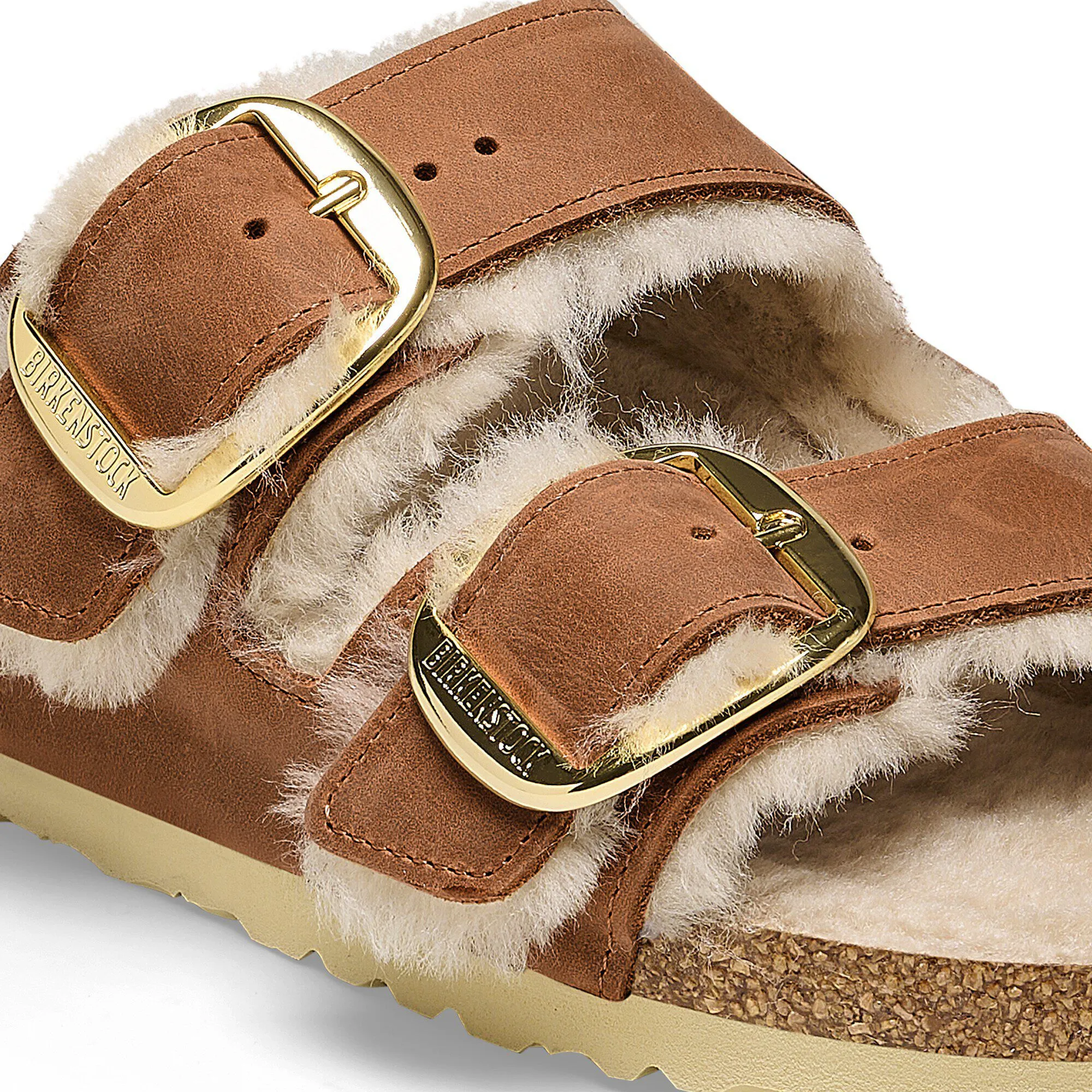 Shearling Leather Sandals