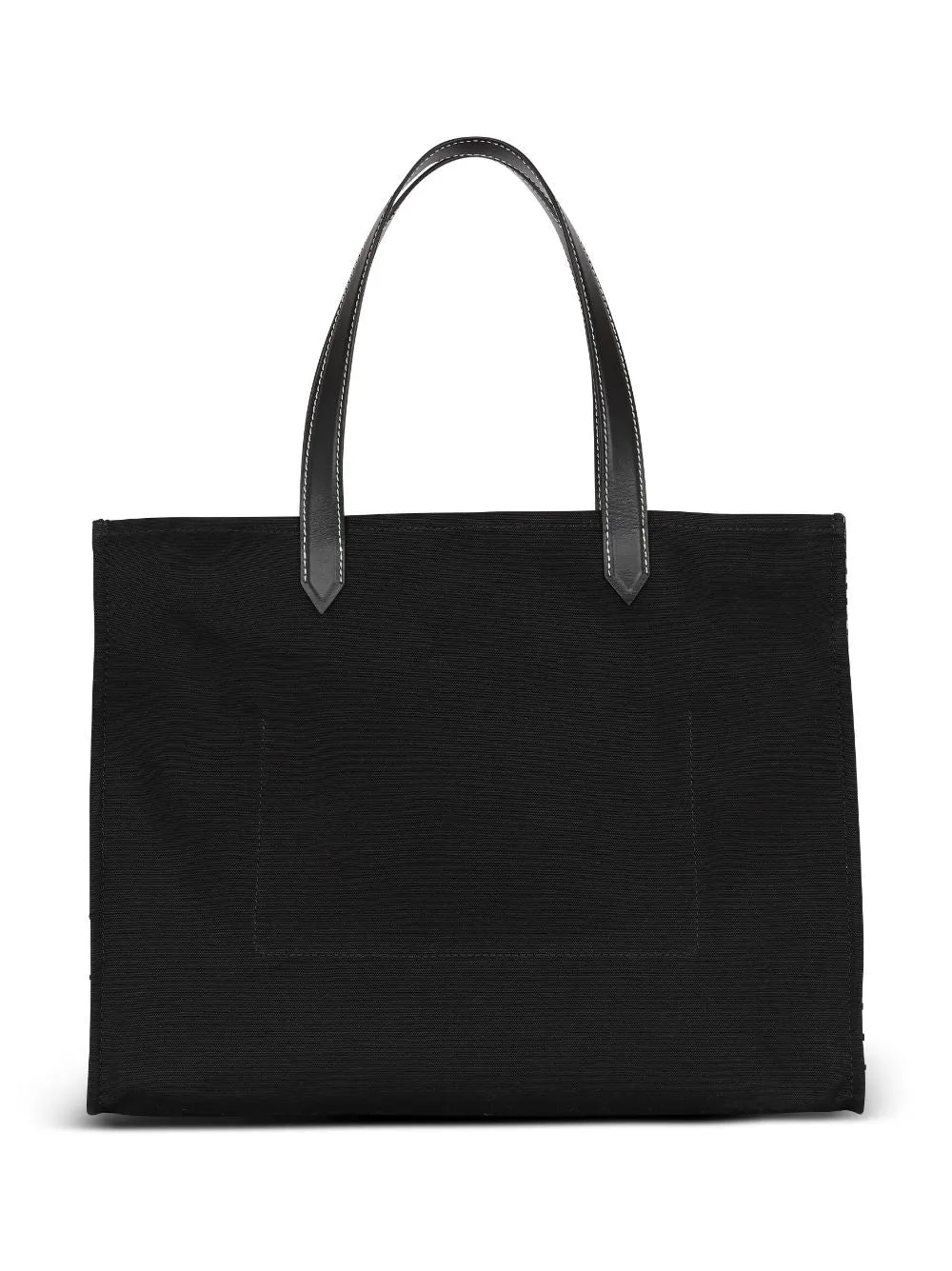 B-Army Canvas And Leather Medium Tote Bag