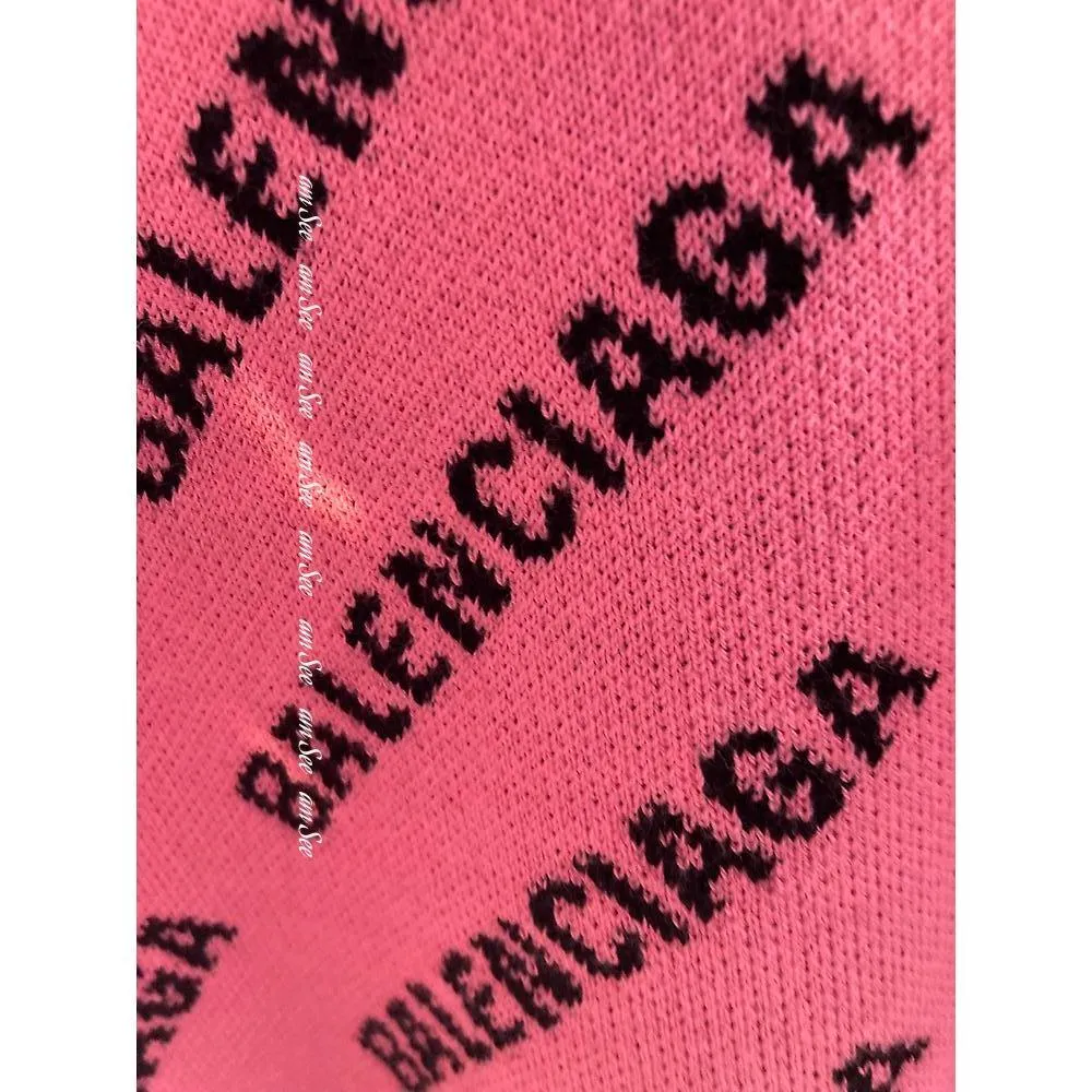 BALENCIAGA  |Street Style Wool Crew Neck Long Sleeves