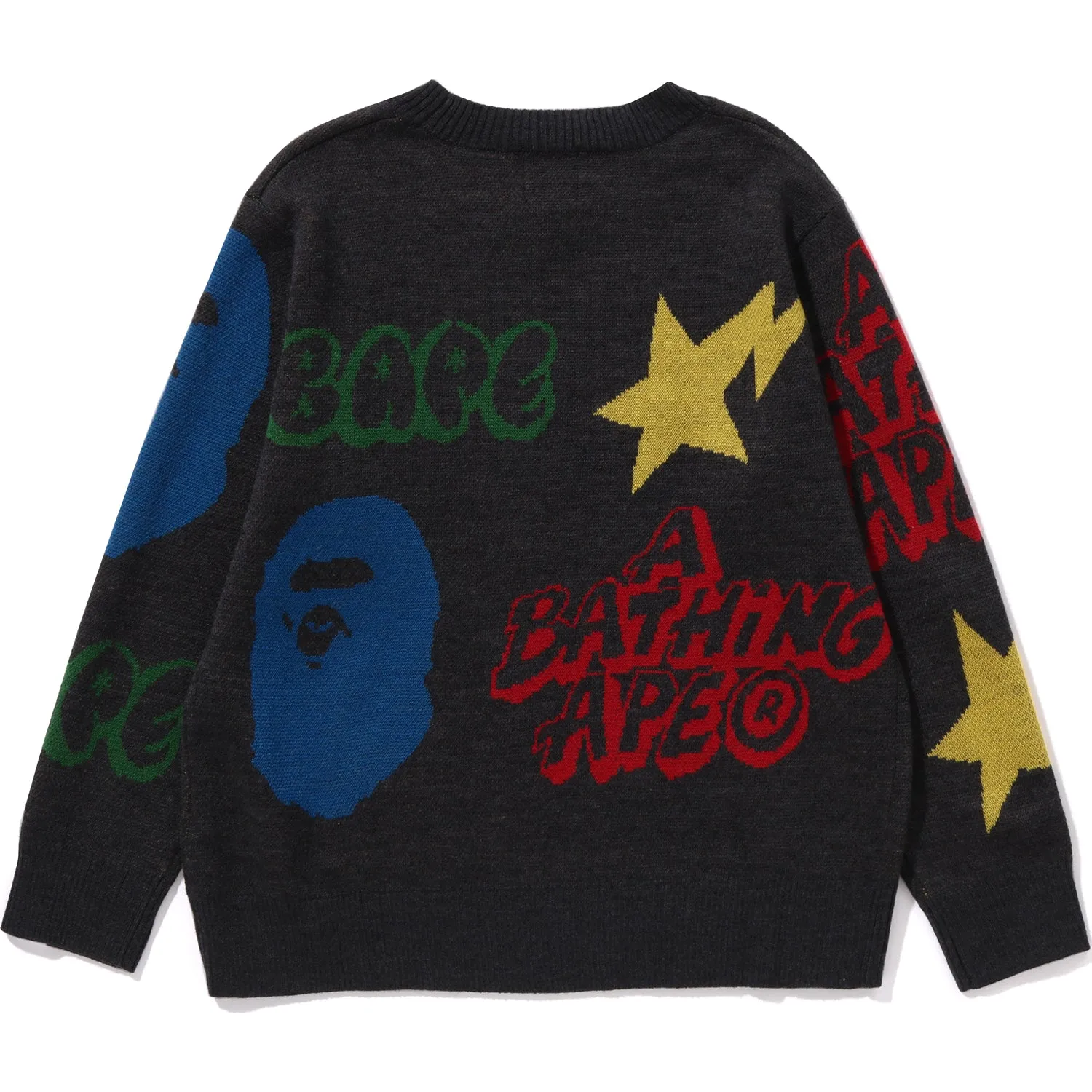 Graffiti Pattern Knit for Kids by BAPE