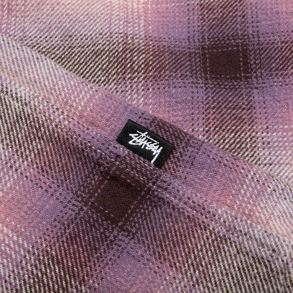 Plaid Shirt in Berry Color Bay