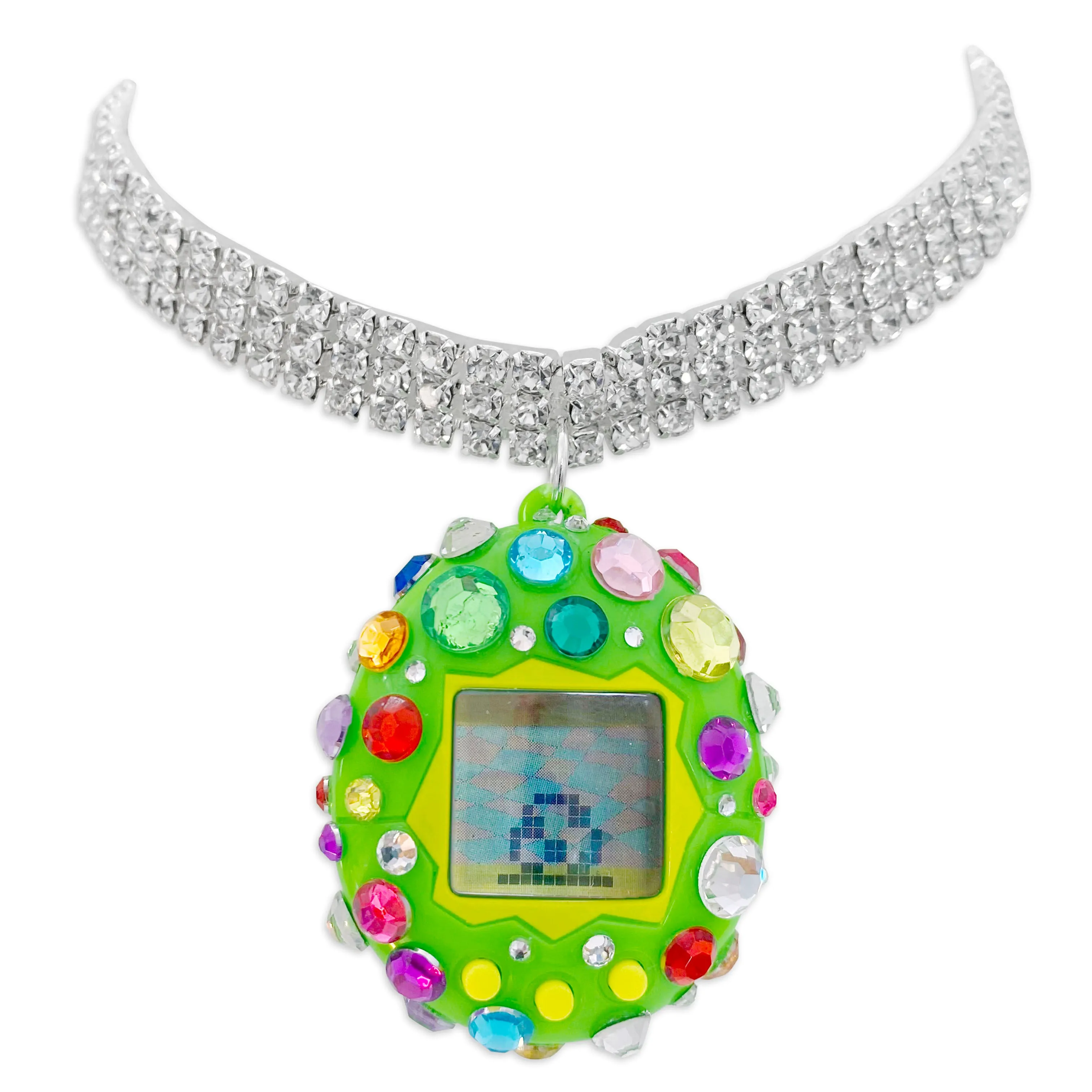 Stylish Tamagotchi Necklace