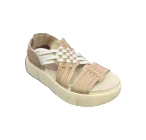 Beige Multi-Strap Sandal