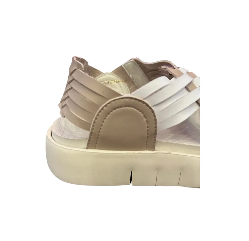 Beige Multi-Strap Sandal