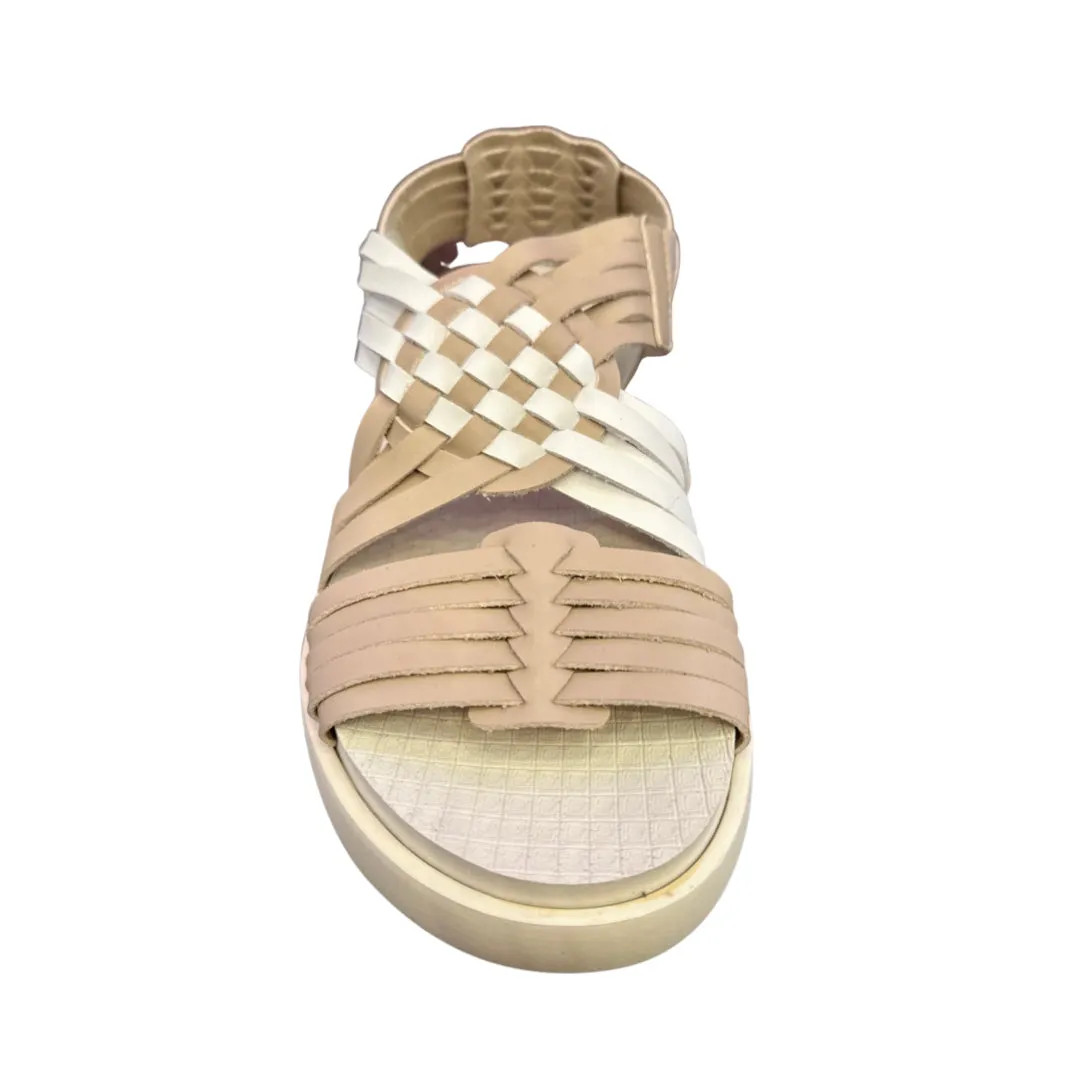 Beige Multi-Strap Sandal