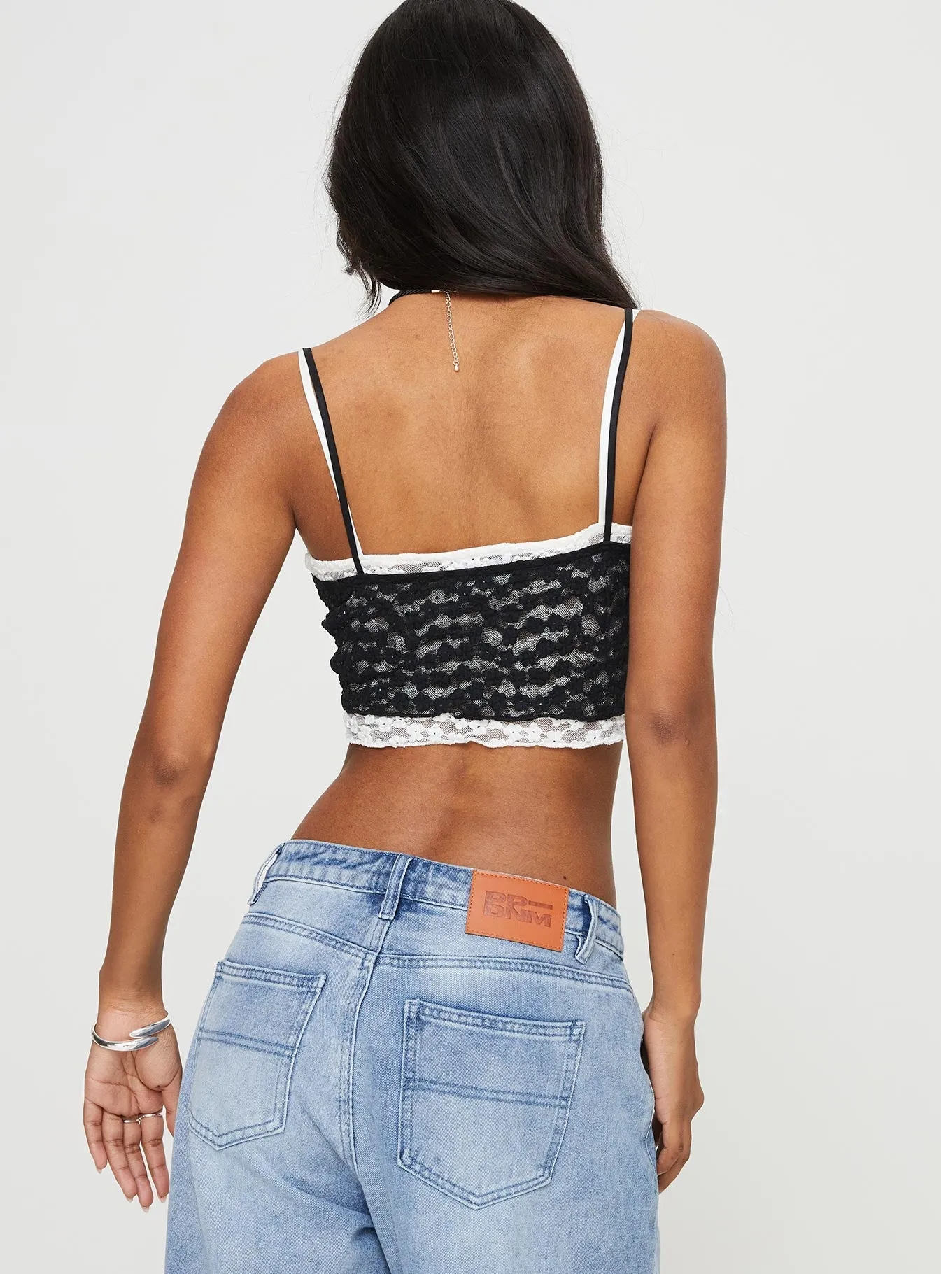 Black Lace Coiro Top