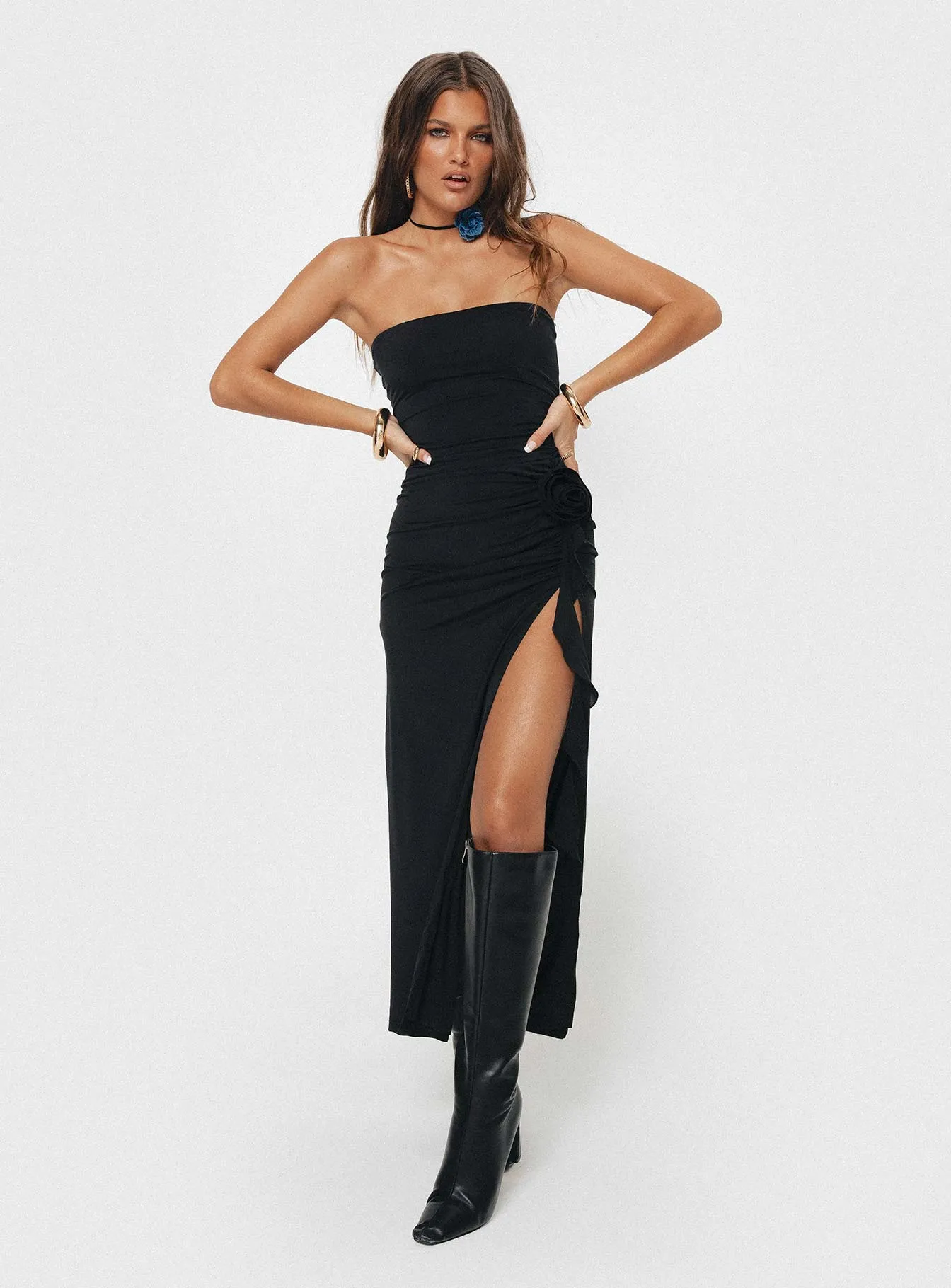 Black Maxi Dress Samirah