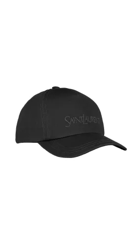 Saint Laurent Cap Garbadine Black