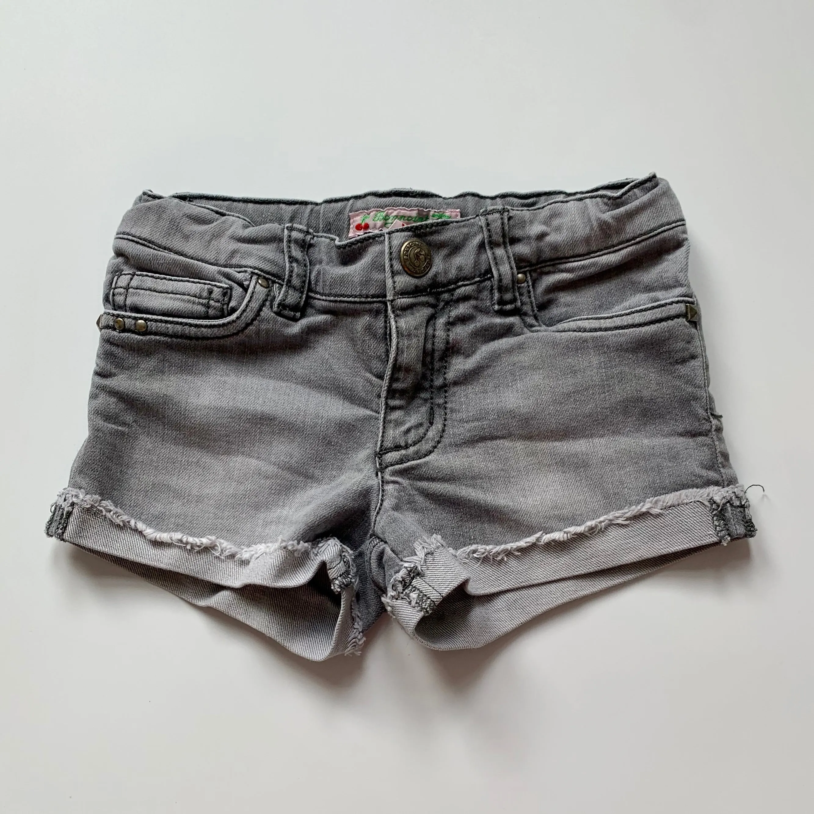 Grey Cut Off Denim Shorts: 3 Years