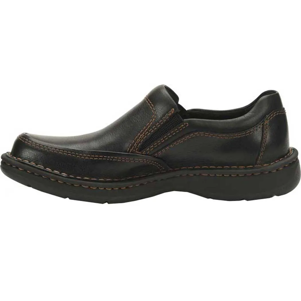 Black Leather Slip-Ons Born Blast III (Men's)