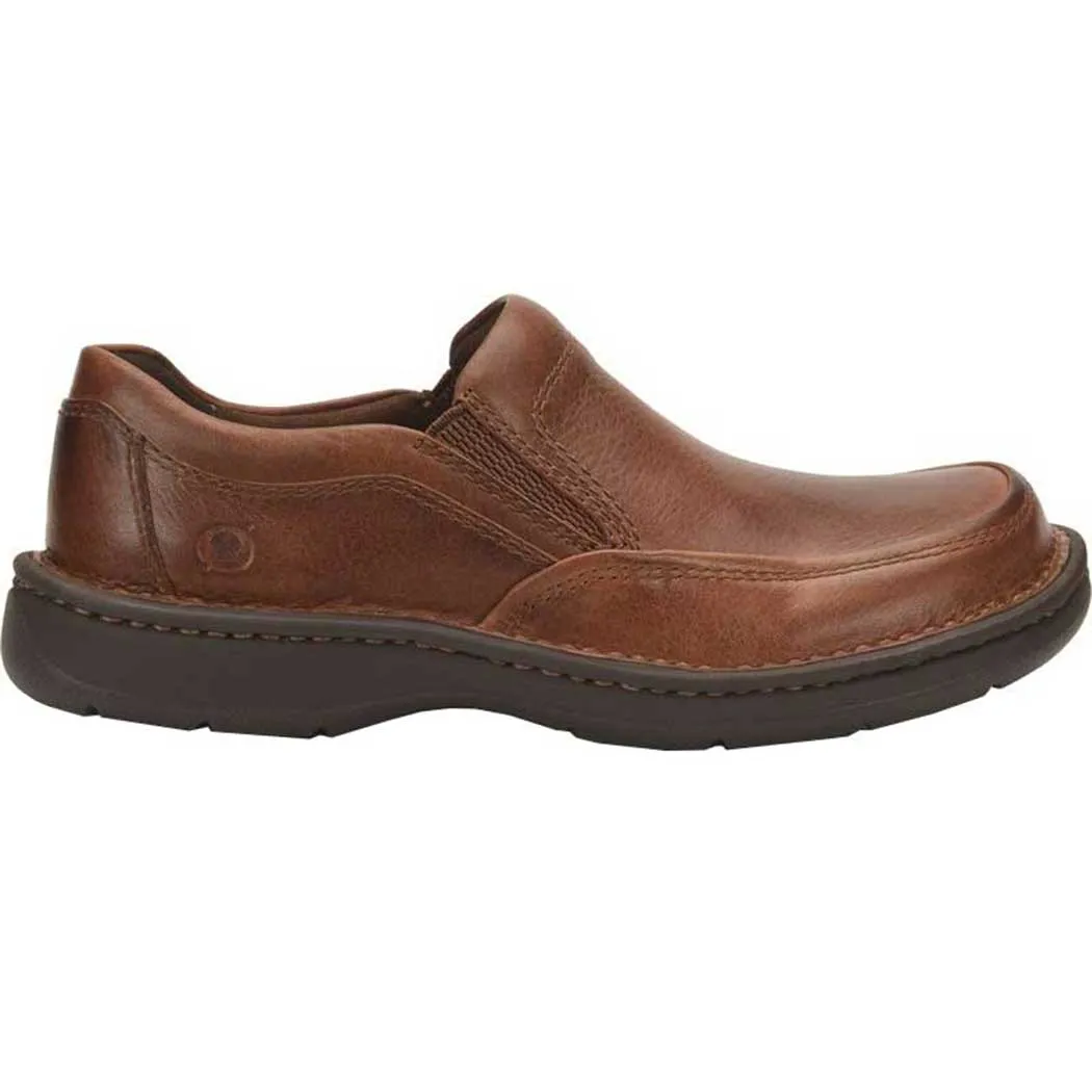 Dark Tan Leather Slip-Ons Born Blast III (Men's)