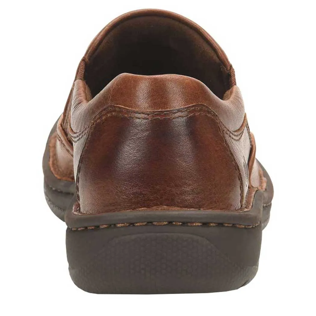 Dark Tan Leather Slip-Ons Born Blast III (Men's)