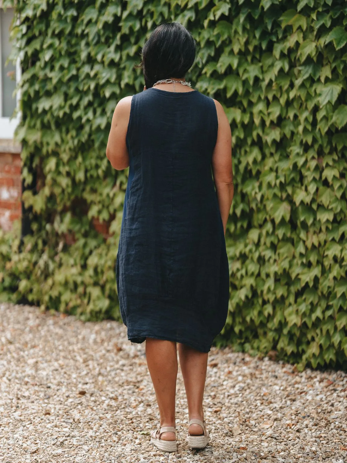 Bridie Linen Sleeveless Dress