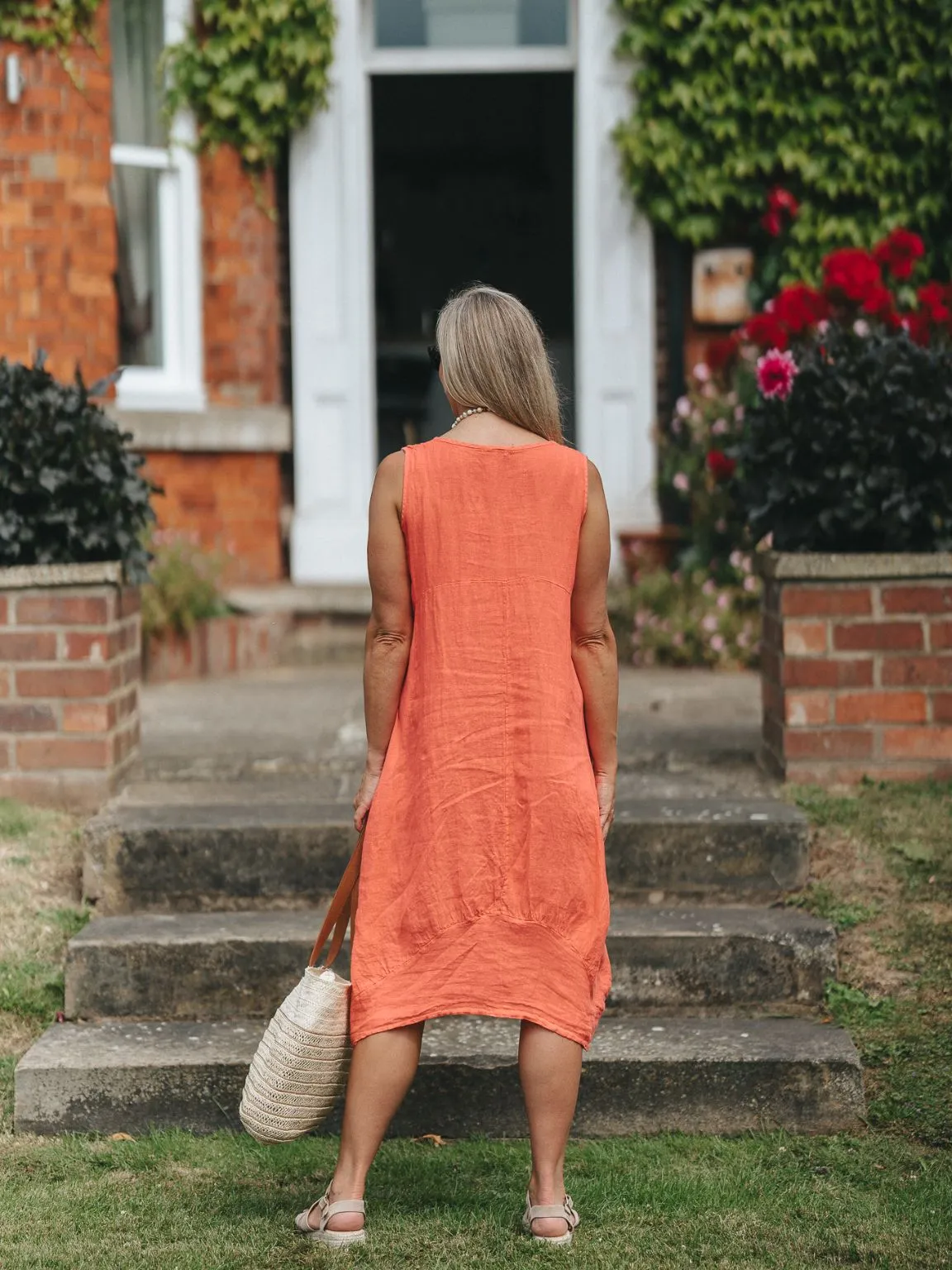 Bridie Linen Sleeveless Dress