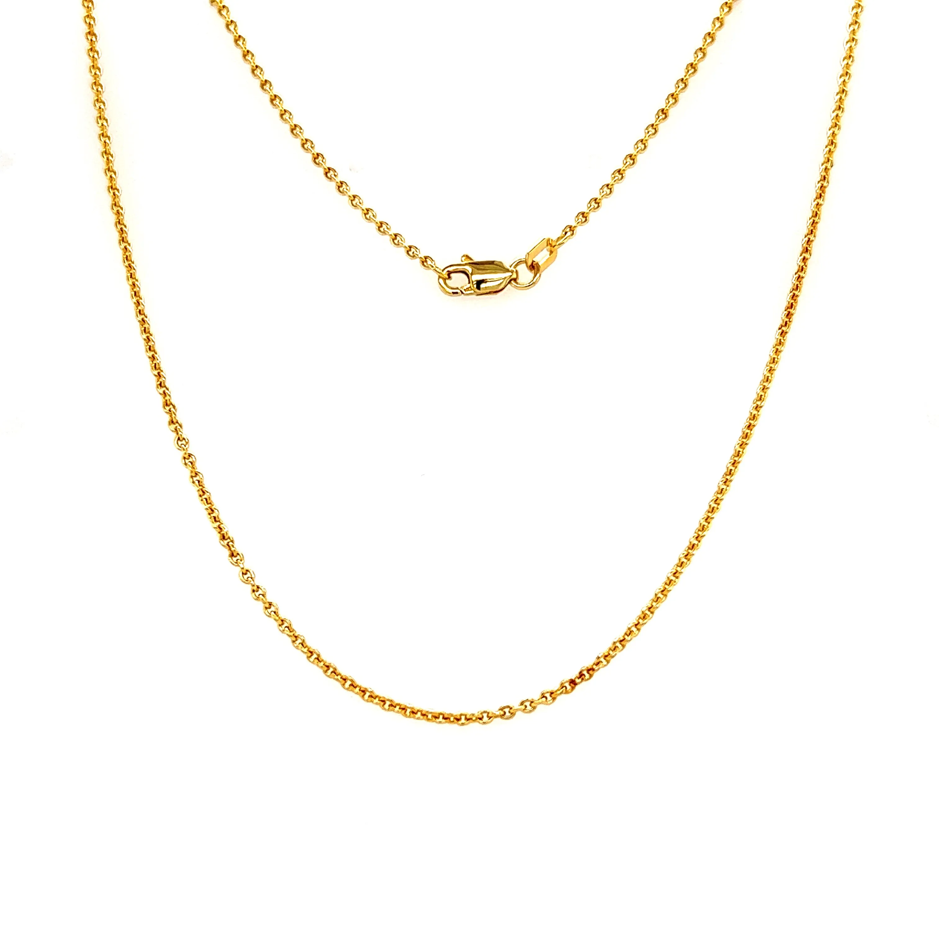 14K Gold 1.5mm Cable Chain