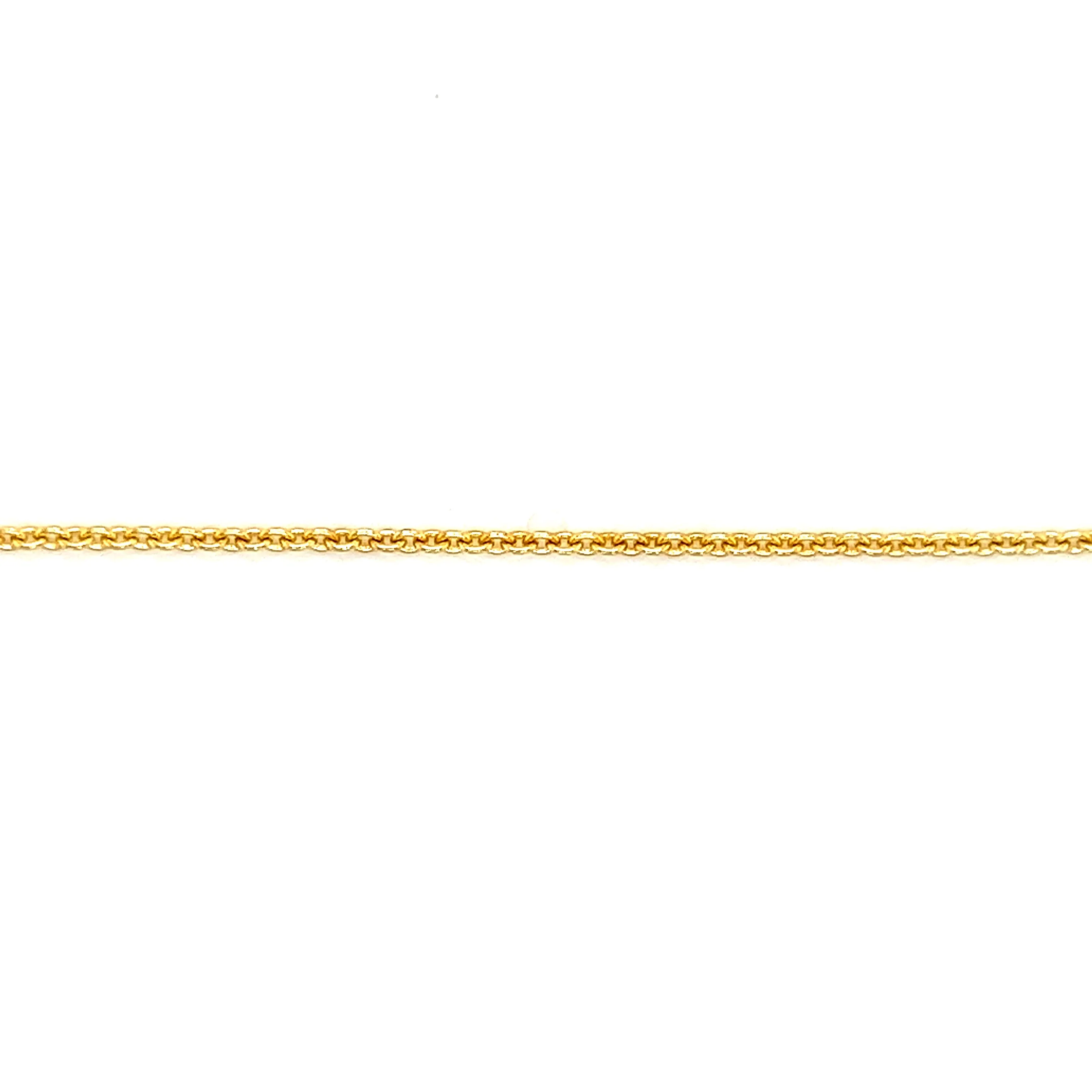 14K Gold 1.5mm Cable Chain