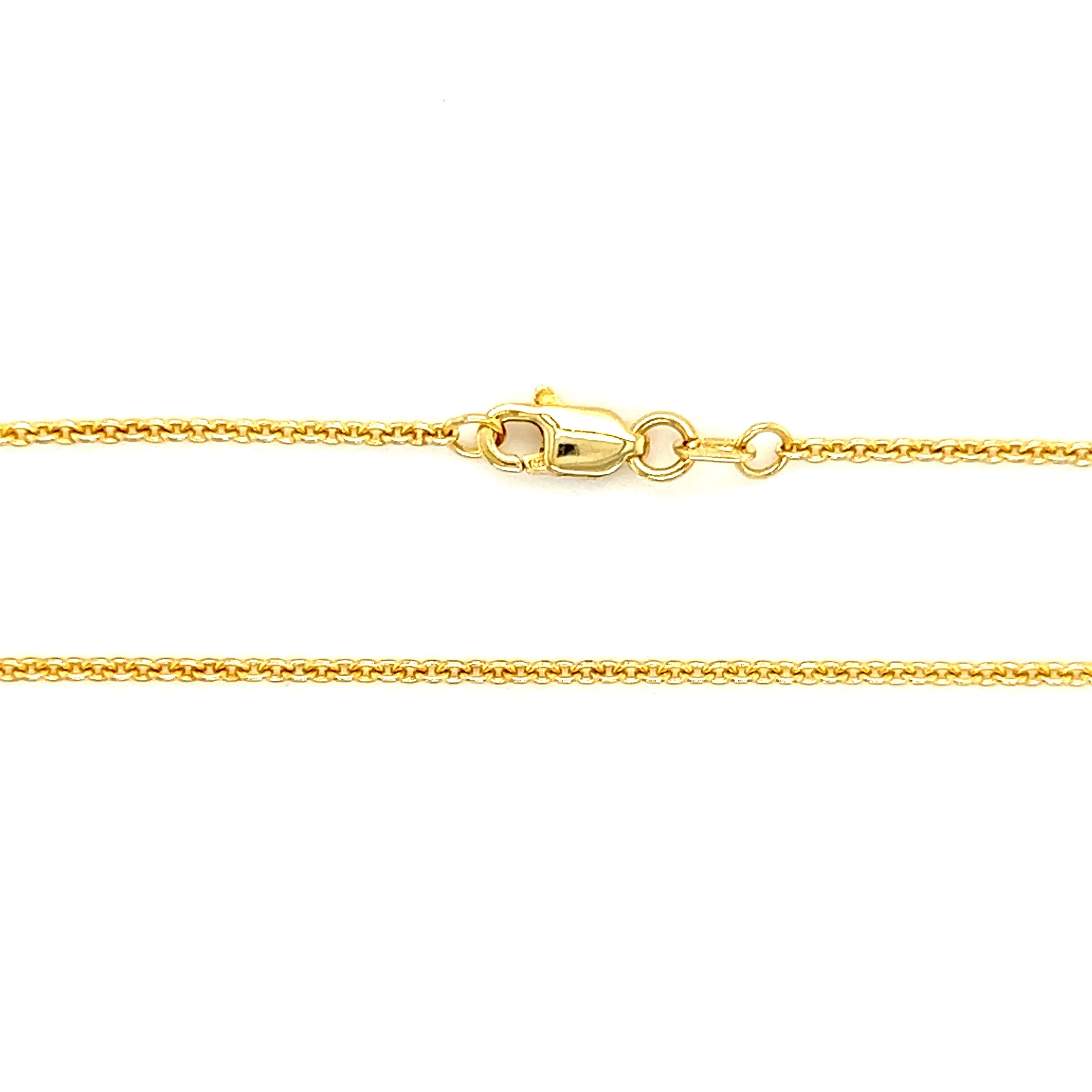 14K Gold 1.5mm Cable Chain