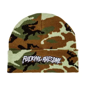 camouflage beanie with cuff by Fucking Awesome