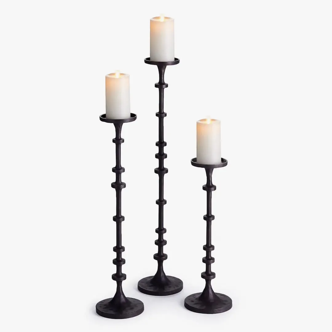 Set of 3 Elegant Candle Holders