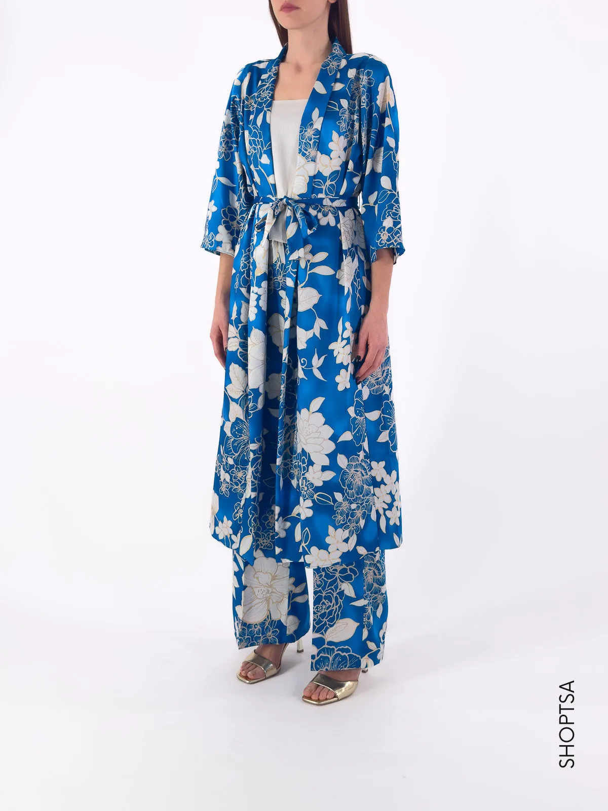 CANTU - EMME Marella Patterned Kimono