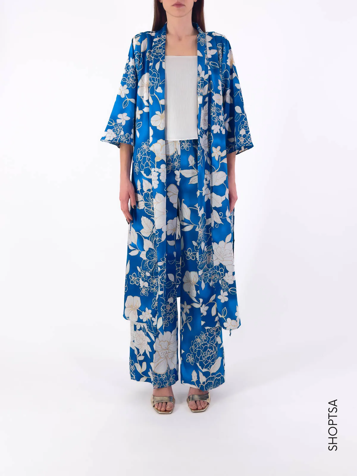 CANTU - EMME Marella Patterned Kimono