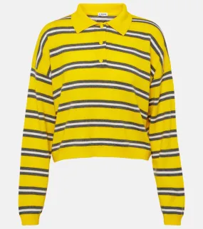 LOEWE Crew Neck Stripes Unisex Wool Street Style