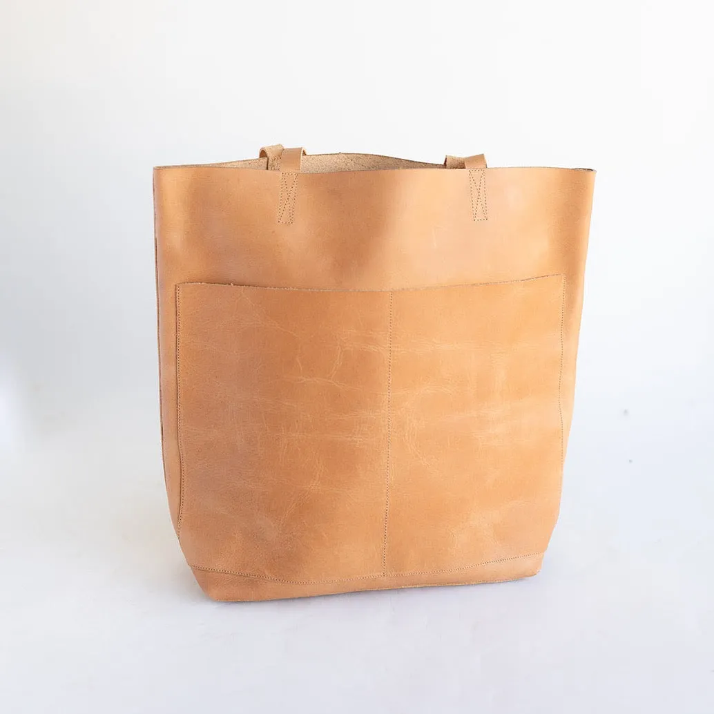 Cedar Leather Tote Bag