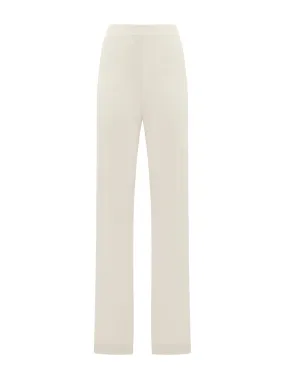 Champignon Crêpe Satin Palazzo Pants