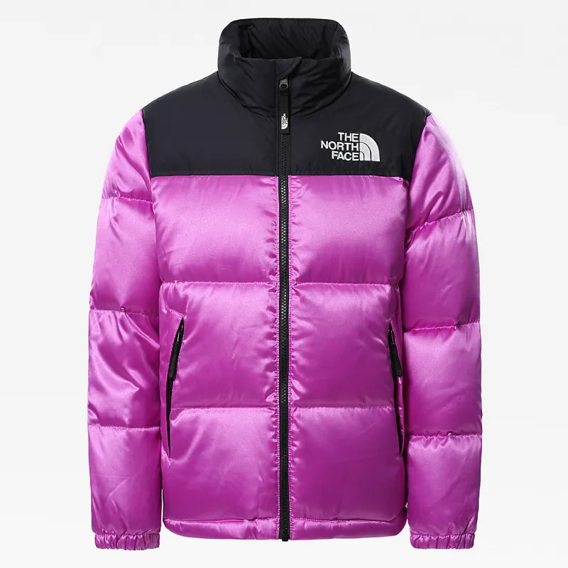 Kids Retro Nuptse Violet Jacket