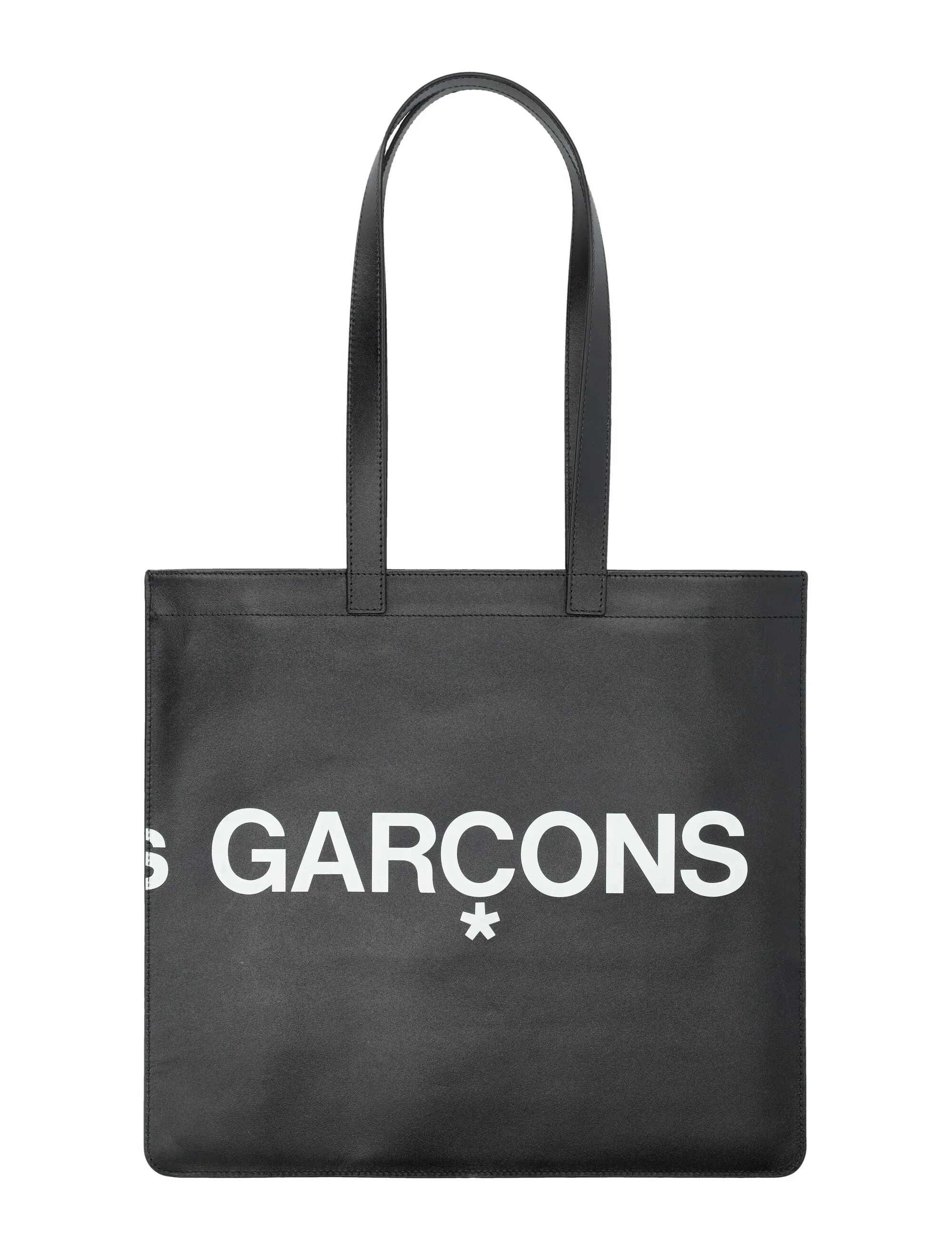 COMME DES GARONS WALLET Urban Luxe Leather Tote Bag 36x33cm