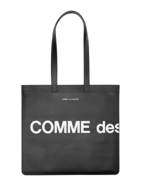 COMME DES GARONS WALLET Urban Luxe Leather Tote Bag 36x33cm