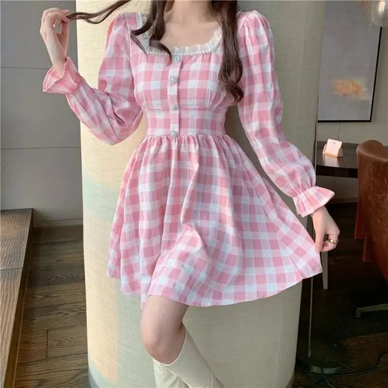 Pink Kawaii Princess Mini Dress