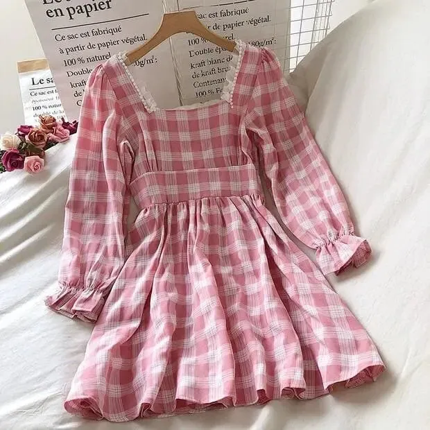 Pink Kawaii Princess Mini Dress