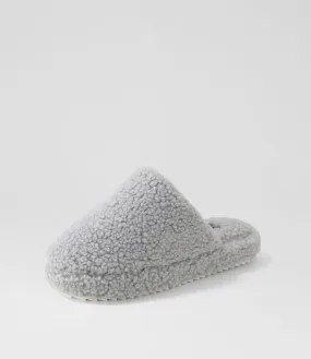 Pantofole in pile grigio Lounger DIANA FERRARI