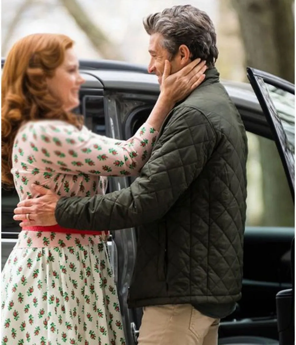 Green Puffer Jacket worn by Patrick Dempsey in Disenchanted