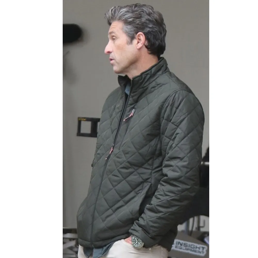 Green Puffer Jacket worn by Patrick Dempsey in Disenchanted