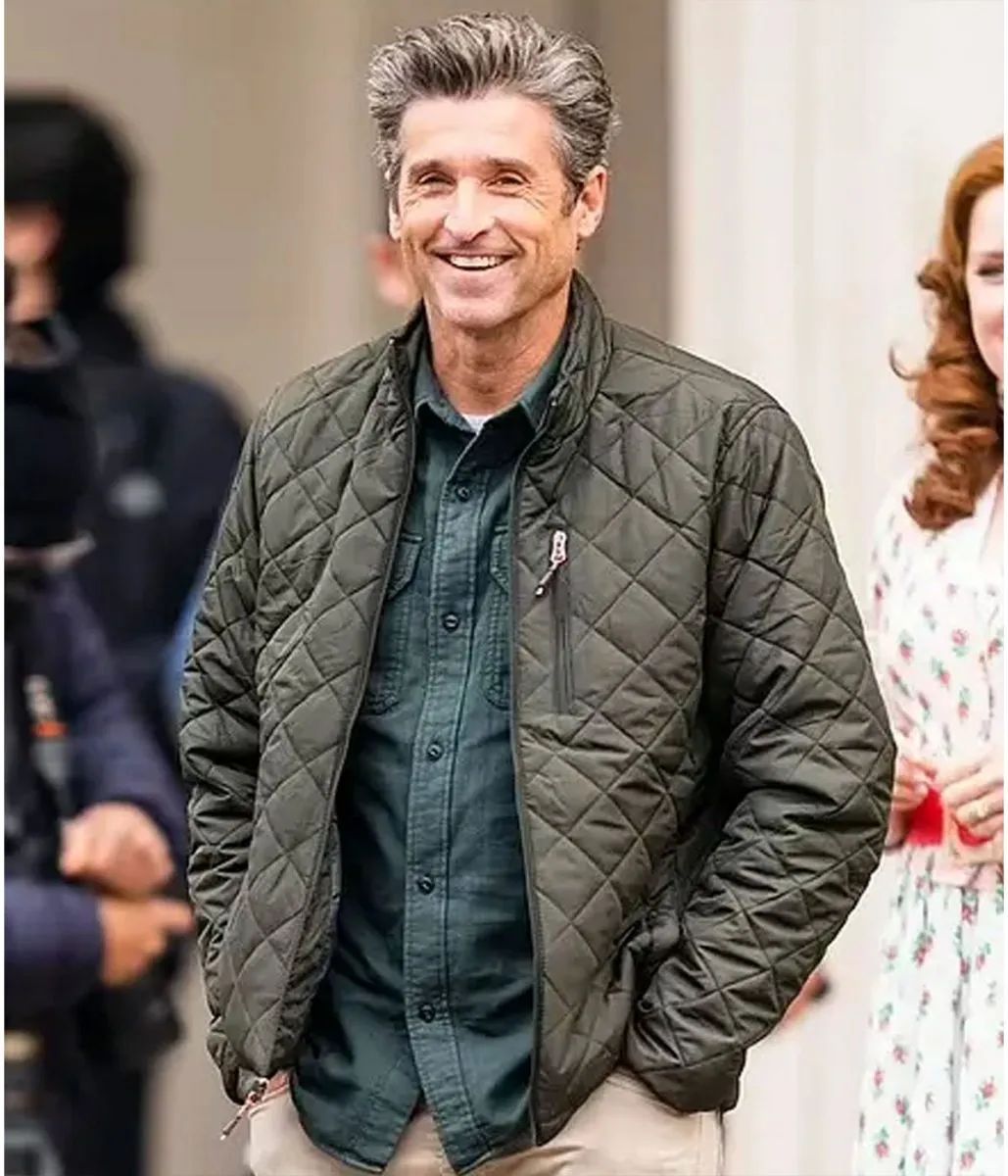 Green Puffer Jacket worn by Patrick Dempsey in Disenchanted