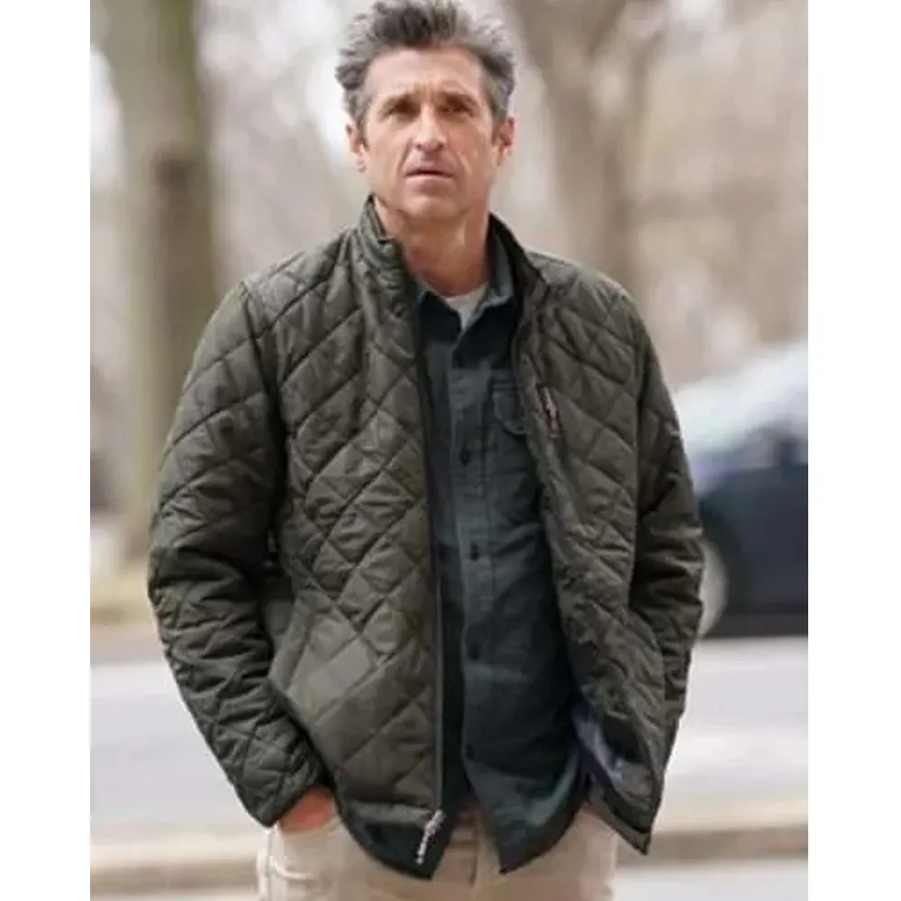 Green Puffer Jacket worn by Patrick Dempsey in Disenchanted