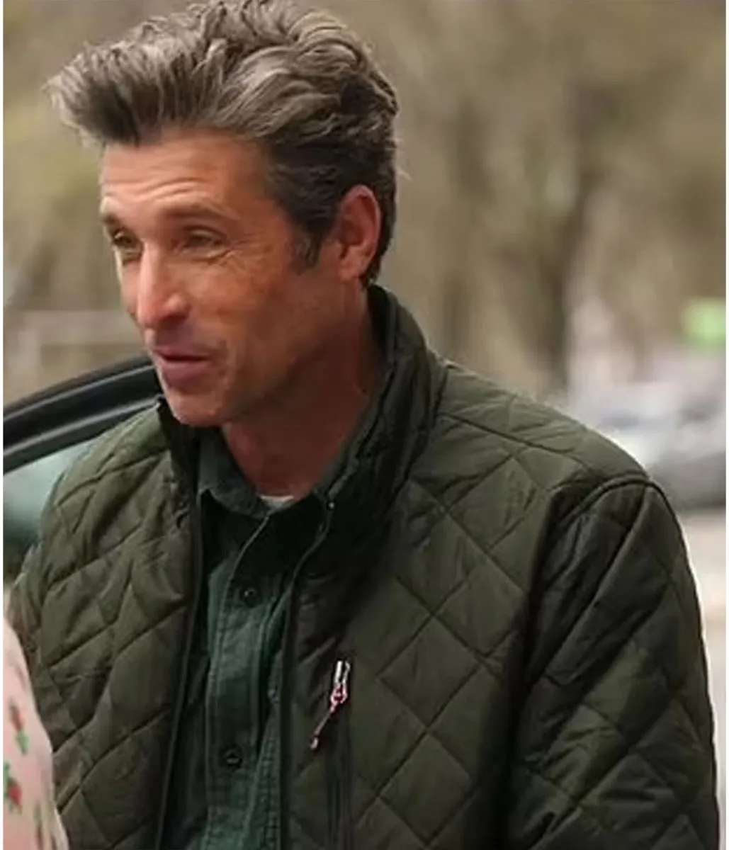 Green Puffer Jacket worn by Patrick Dempsey in Disenchanted