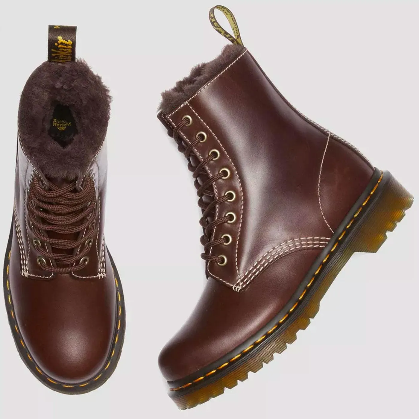 Dr. Martens 1460 Serena Faux Fur Lined Boots DB