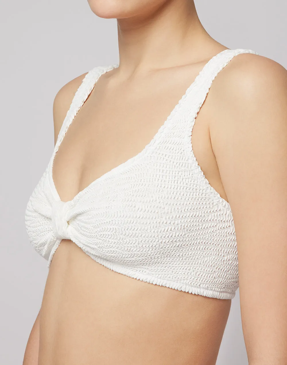 Embossed Fabric Bralette