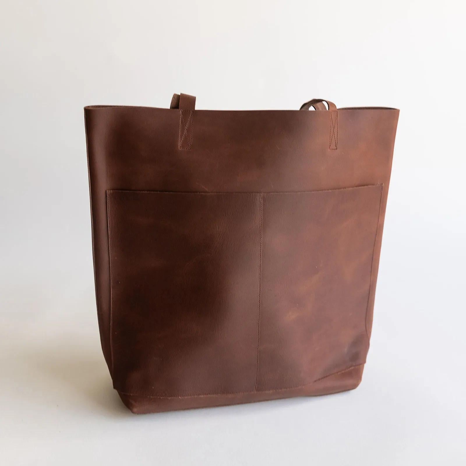 Espresso Leather Tote